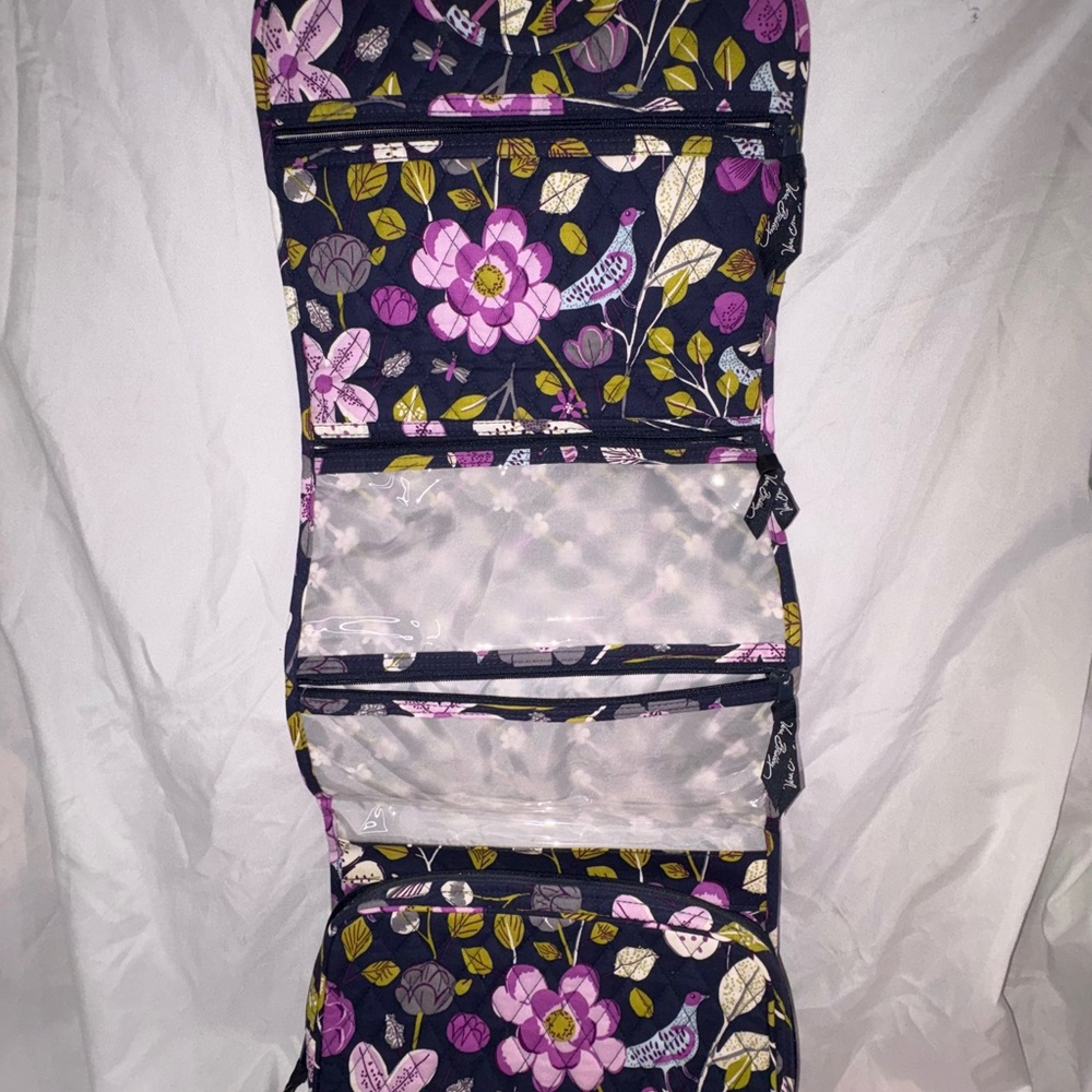 Vera Bradley Floral Travel Bag - Purple and Pink